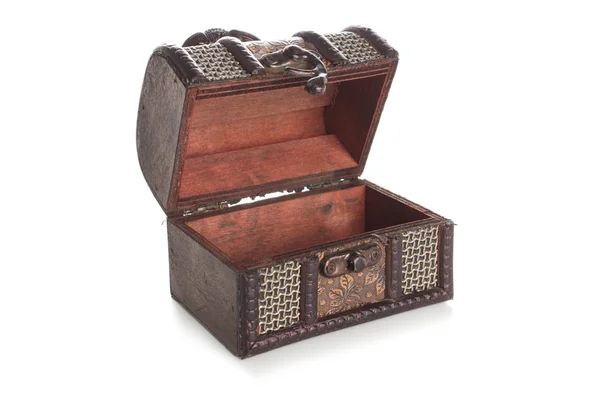 Brown jewelry box — Stock Photo, Image