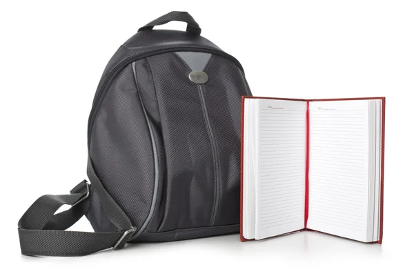 Backpack and books — Stock Photo, Image