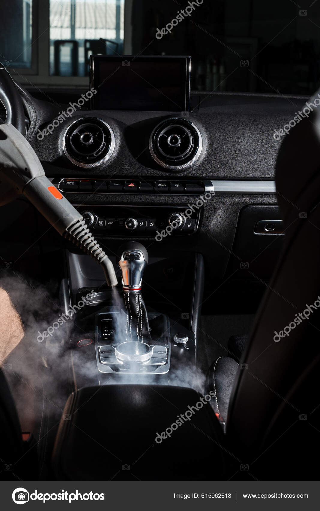 Steam Cleaning Gearbox Dashboard Car Vaping Steam Cleaning