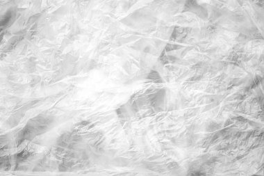 beyaz buruşmuş selofan doku arkaplanı