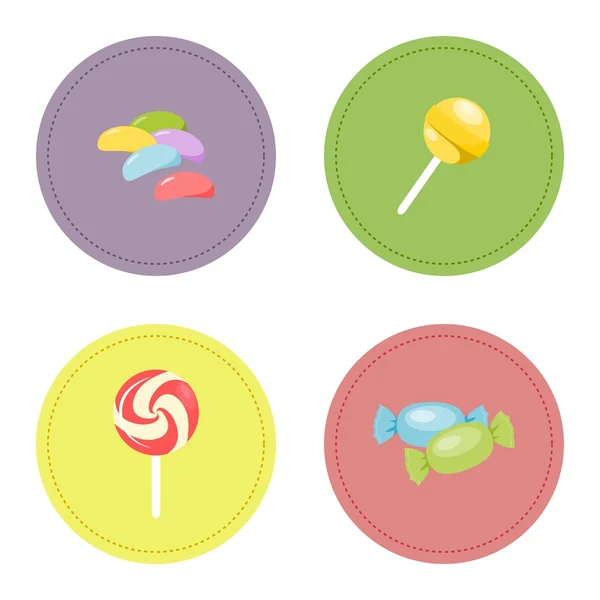 Candy Set — Stock Vector