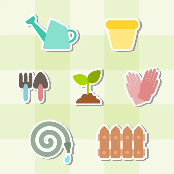 Set de jardinage — Image vectorielle