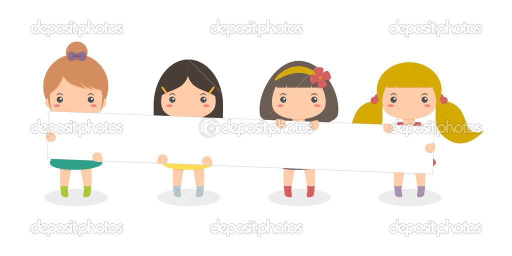 Girls Holding Long Board