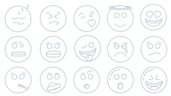 Emoticons Pictogram Achtergrond Emoticons Icoon Achtergrond — Stockfoto