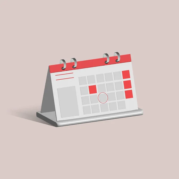 Calendar Icon Calendar Illustration —  Fotos de Stock