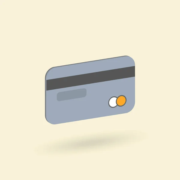 Credit Card Icon Credit Card Illustration — Stockový vektor