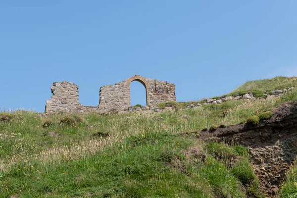 Paisaje Foto Las Ruinas Mina Botallack Cornwall — Foto de Stock