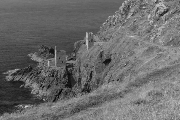 Les Motorisations Crown Mine Botallack Cornouailles — Photo