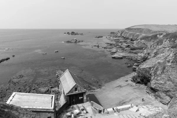 Het Oude Reddingsboot Station Bij Lizard Point Cornwall — Stockfoto