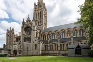 Truro.cornwall.United Kingdom.July 24th 2021.View of Truro cathedral in cornwall