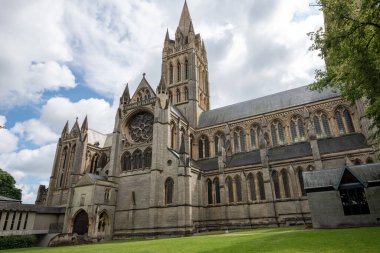 Truro.cornwall.United Kingdom.July 24th 2021.View of Truro cathedral in cornwall