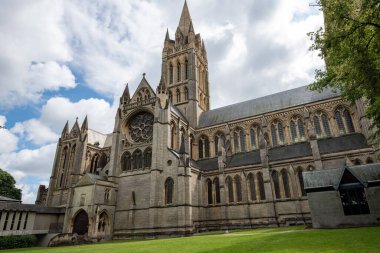 Truro.cornwall.United Kingdom.July 24th 2021.View of Truro cathedral in cornwall