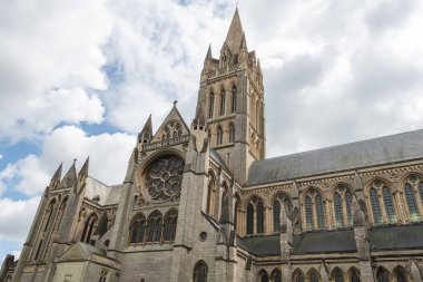 Truro.cornwall.United Kingdom.July 24th 2021.View of Truro cathedral in cornwall