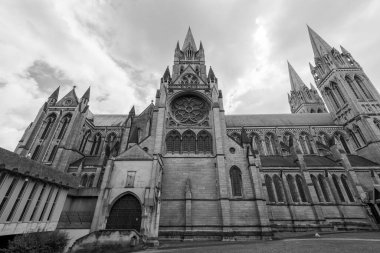 Truro.cornwall.United Kingdom.July 24th 2021.View of Truro cathedral in cornwall