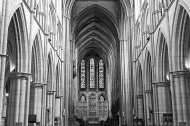 Truro.cornwall.United Kingdom.July 24th 2021.View of the inside of Truro cathedral in Cornwall