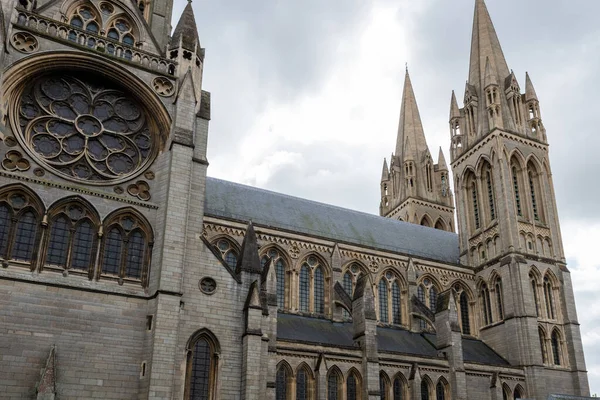 Truro Cornwall United Kingdom July 24Th 2021 View Truro Cathedral — стокове фото