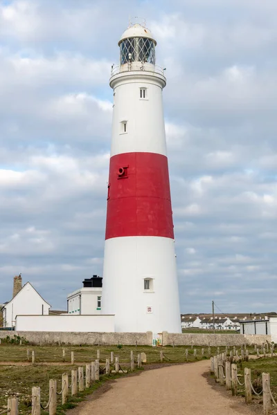 Portland Bill Fyr Dorset — Stockfoto