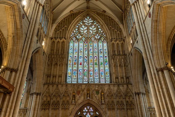 York Yorkshire United Kingdom February 14Th 2022 View West Window — Stock Photo, Image