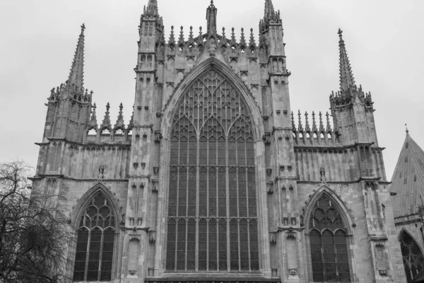 York Yorkshire Birleşik Krallık Şubat 2022 York Minster Katedrali Nin — Stok fotoğraf