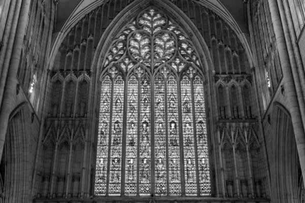 York Yorkshire United Kingdom February 14Th 2022 View West Window — Stock Photo, Image