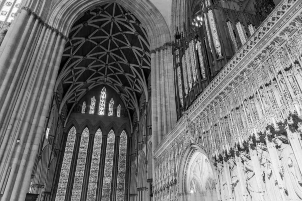 York Yorkshire United Kingdom Февраля 2022 Вид Окно Пять Сестер — стоковое фото