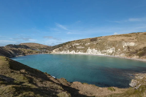 Landscape Photo Lulworth Cove Jurassic Coast Dorset — Stock Photo, Image