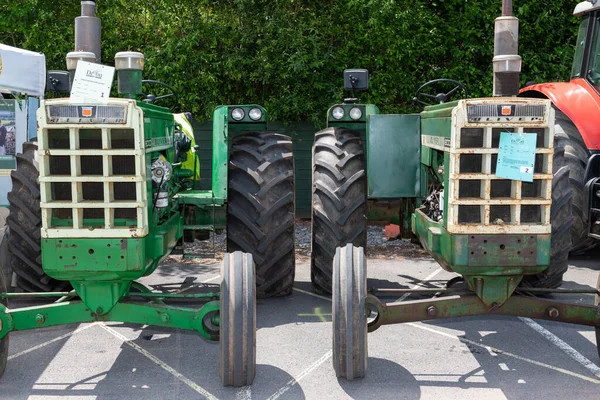 Honiton Devon Verenigd Koninkrijk Juli 2021 Oliver Tractoren Zijn Zien — Stockfoto