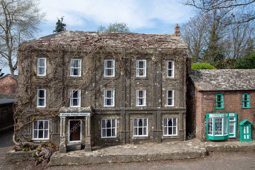 Wimborne.Dorset.Reino Unido.20 de abril de 2022.Vista de una calle en