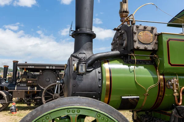 Batı Bay.Dorset.Birleşik Krallık. 12 Haziran 2022 Aveling ve Porter çekici motorları eskiden Rodezya 'da kullanılan bir altın madeninde kullanılmaktadır.