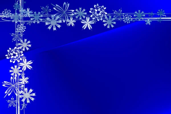 Fondo Navidad Abstracto Estrella Marco Plata Gris Azul Luz Oscuro — Foto de Stock