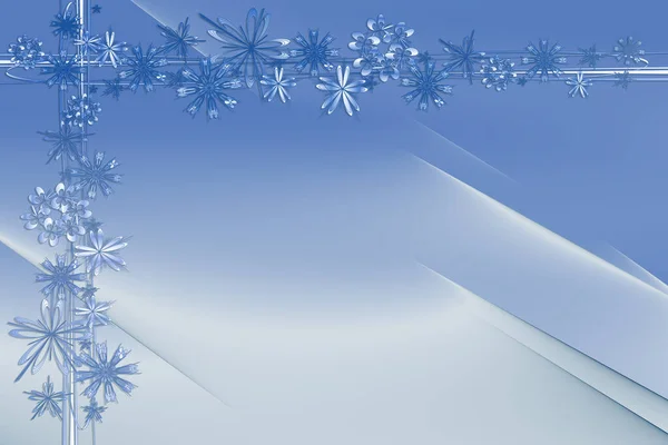 Boże Narodzenie Tło Abstrakcyjne Gwiazda Ramka Srebrny Szary Niebieski Światło — Zdjęcie stockowe