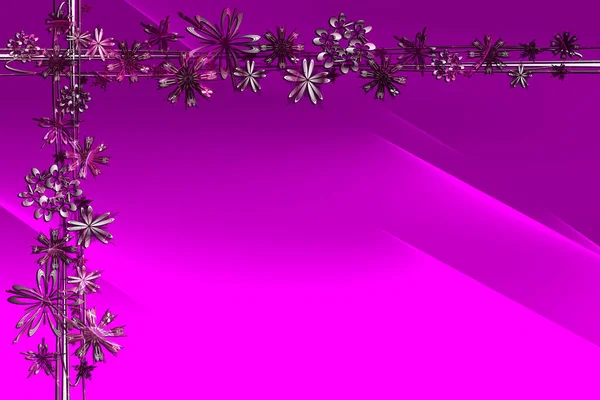 クリスマスの背景抽象的な星のフレームシルバーグレーライラックピンクラベンダーライトダーククリスマスモチーフ — ストック写真
