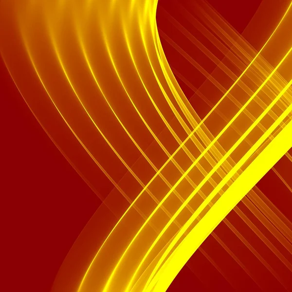 Streszczenie Tło Niebieski Czerwony Pomarańczowy Żółty Złoto Ciemne Fale Linie — Zdjęcie stockowe