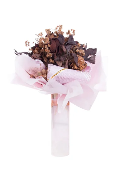 Bouquet of dried roses — Stock Photo, Image