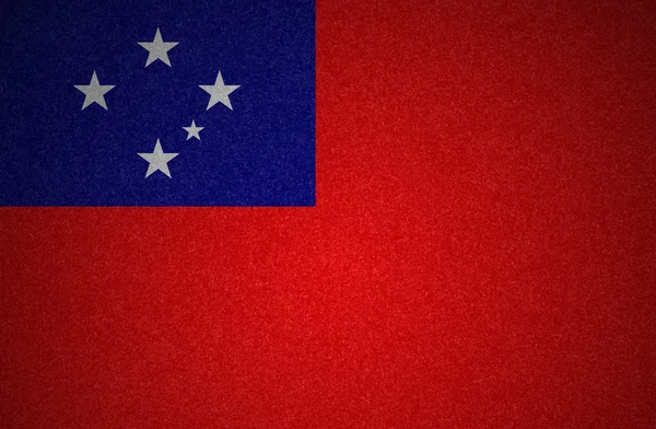 Serie Grunge flag - Samoa Occidental — Foto de Stock