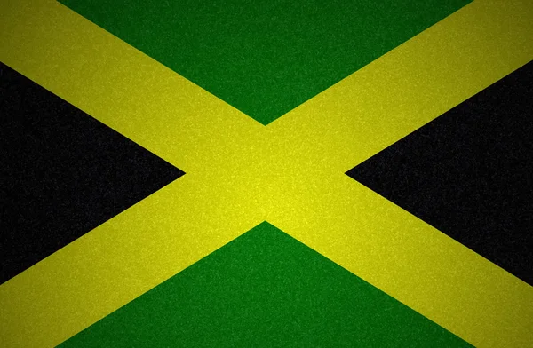 Прапор серії гранж-Ямайка — стокове фото