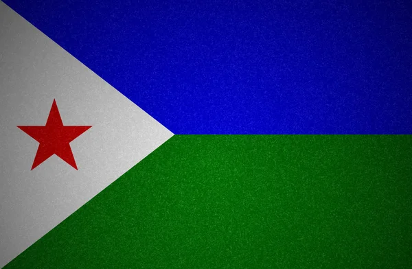 Bandeira Grunge series -Djibouti — Fotografia de Stock