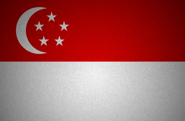 Grunge flag series - Singapore — Stock Photo, Image