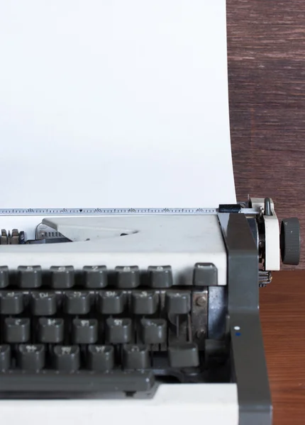 Type writer with paper, still life Stock Picture