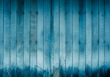 Mavi ahşap duvar dokusu