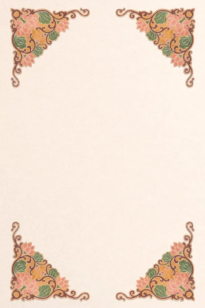 Floral pattern frame — Stock Photo, Image