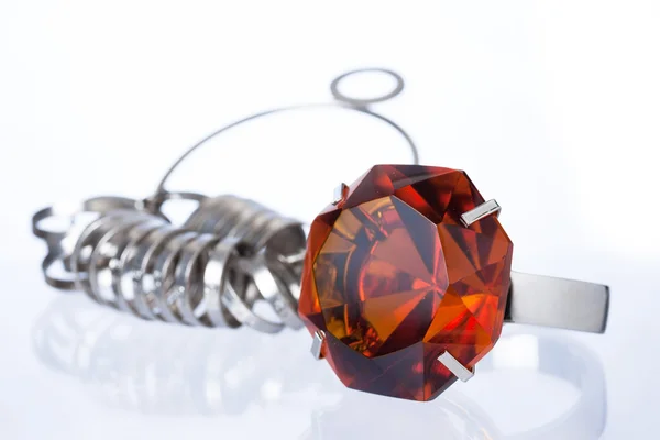 Topaz ring — Stockfoto