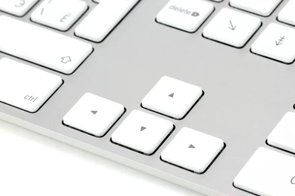 Aluminum keyboard — Stock Photo, Image