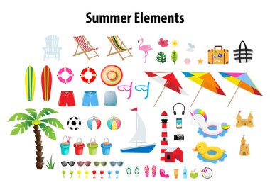 Bir yaz elementleri kümesi vektörü