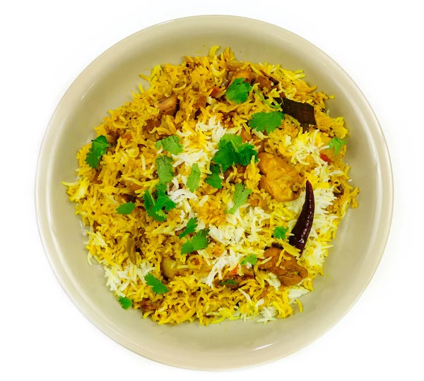Куриное блюдо Бирияни — стоковое фото