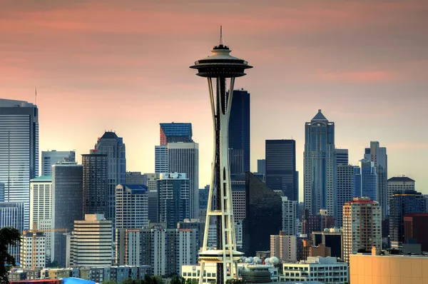 Seattle zonsopgang — Stockfoto