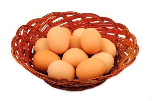 Fresh farm eggs — Stock Photo, Image