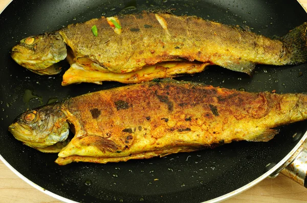 매운 생선 튀김 — 스톡 사진