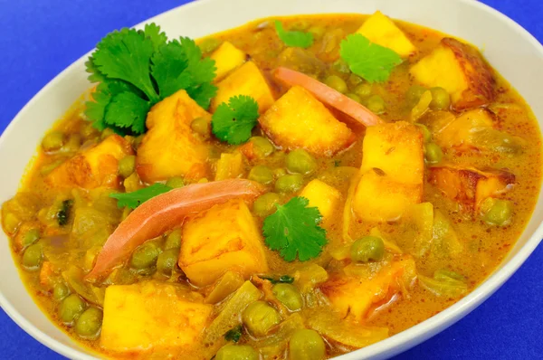 Vegetarische kwark curry — Stockfoto