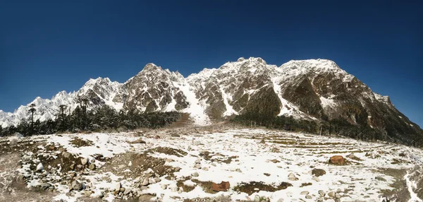 Yumthang údolní panoráma — Stock fotografie